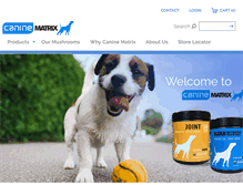 Tablet Screenshot of caninematrix.com